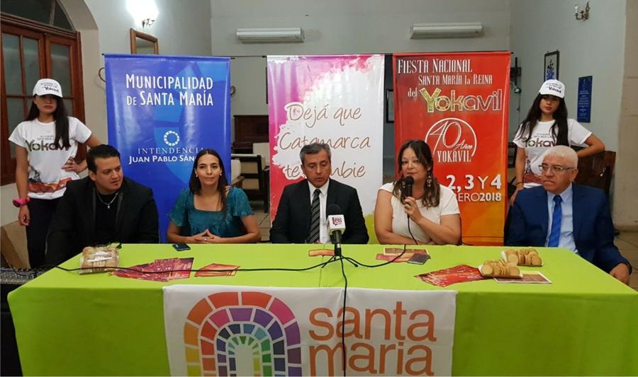 Presentacion de la Fiesta Nacional Santa María la Reina del Yokavil