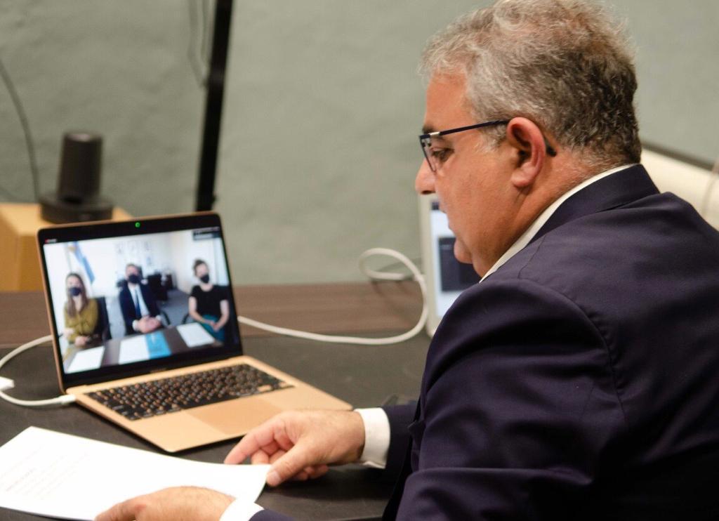 Raúl firmó convenio con el Ministerio de Deportes y Turismo de la Nación 1