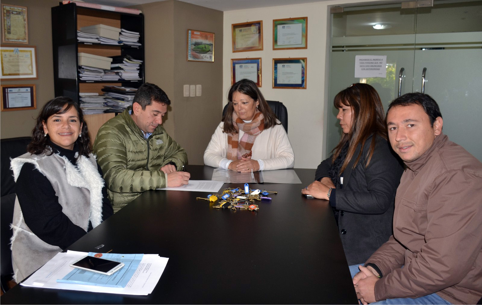 Entrega llaves Hosteria de Pirquitas